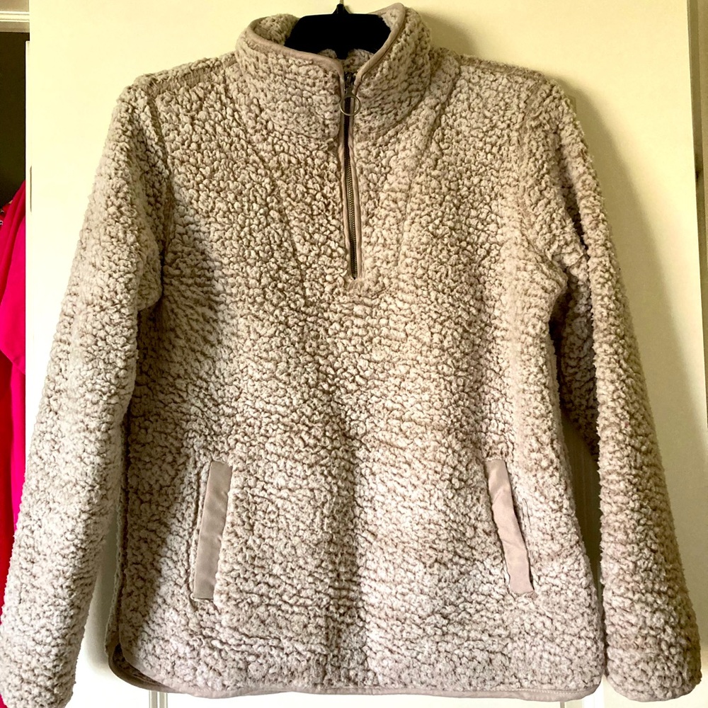 Women’s Sherpa sweatshirt 1/4 zip